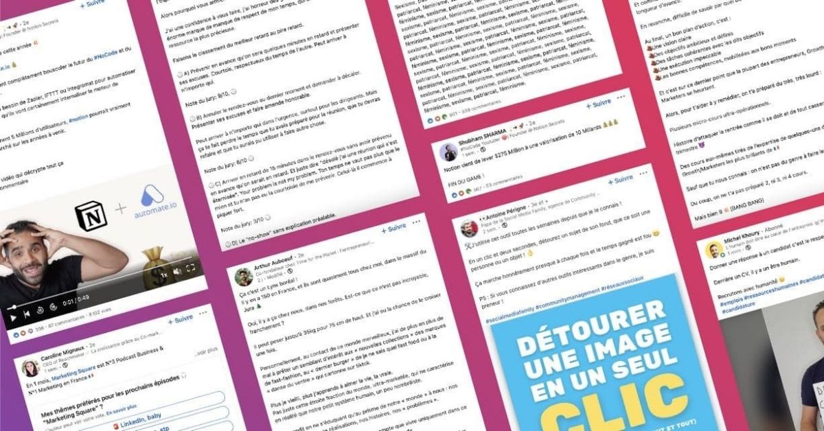montage-posts-linkedin-influenceurs