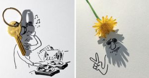 dessins-ombres-objets-cles-fleur
