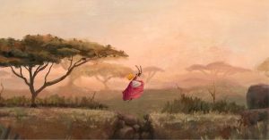 illustration-paysage-desertique-femme-jeu-video-netflix